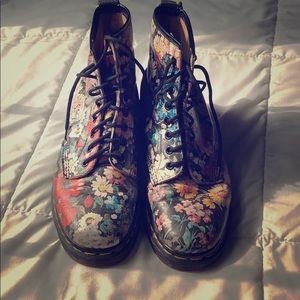Floral Doc Martins